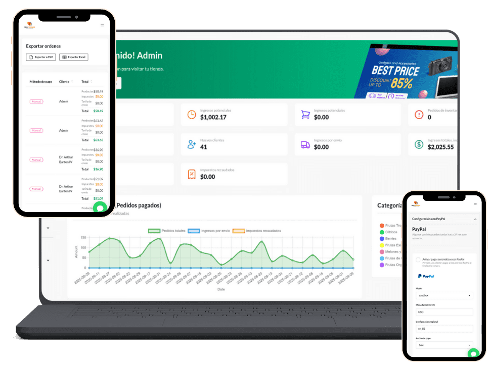 Mall Dorado software crear e-commerce